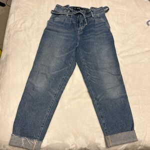 High waisted hollister mom jeans!